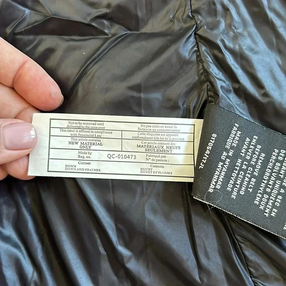 S13 Chalet Belted Faux Fur Trim Down-Fill Hooded Puffer Jacket Dark Green Sz M - Picture 11 of 14